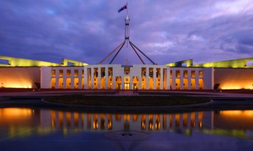 Photo of parliament house.