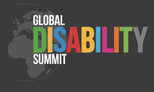 Global Disability Summit logo.