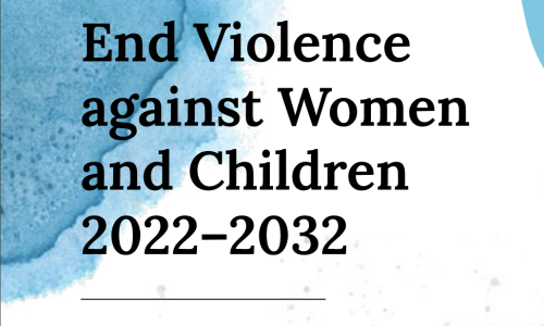 Front page of the National Plan to end violence against women and children 2022-2032